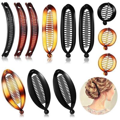 Hair clip set banana clip coiled hair clip fish clip ponyta