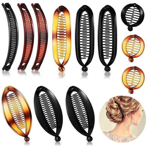Hair clip set banana clip coiled hair clip fish clip ponyta