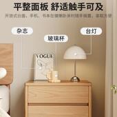 床头高柜卧室家用现代简床边三层20256.2窄加小型置物储物收约纳