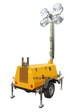 工厂直供4TN4000型夜间工程施工移动照明车7米移动拖车式照明灯塔