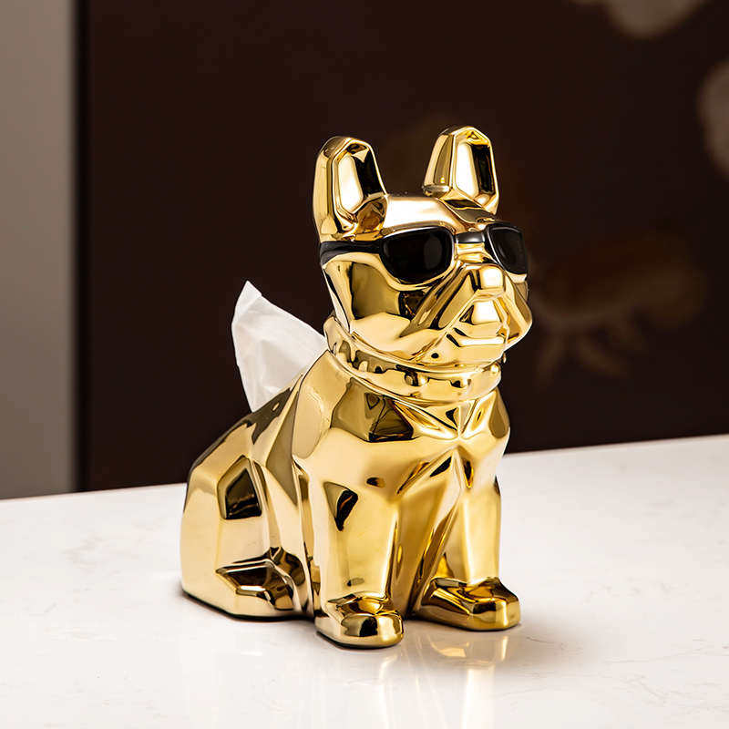 创意餐巾纸巾盒高档现代客厅茶几轻奢抽纸盒金银色陶瓷法斗收纳盒,特色手工艺,其他特色工艺品,淘宝优惠券,粉丝福利购,淘宝优惠卷