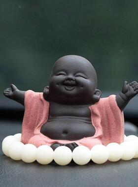 新款直销汽车摆件车内装饰品车载中控台高端新中式香薰男士女平安