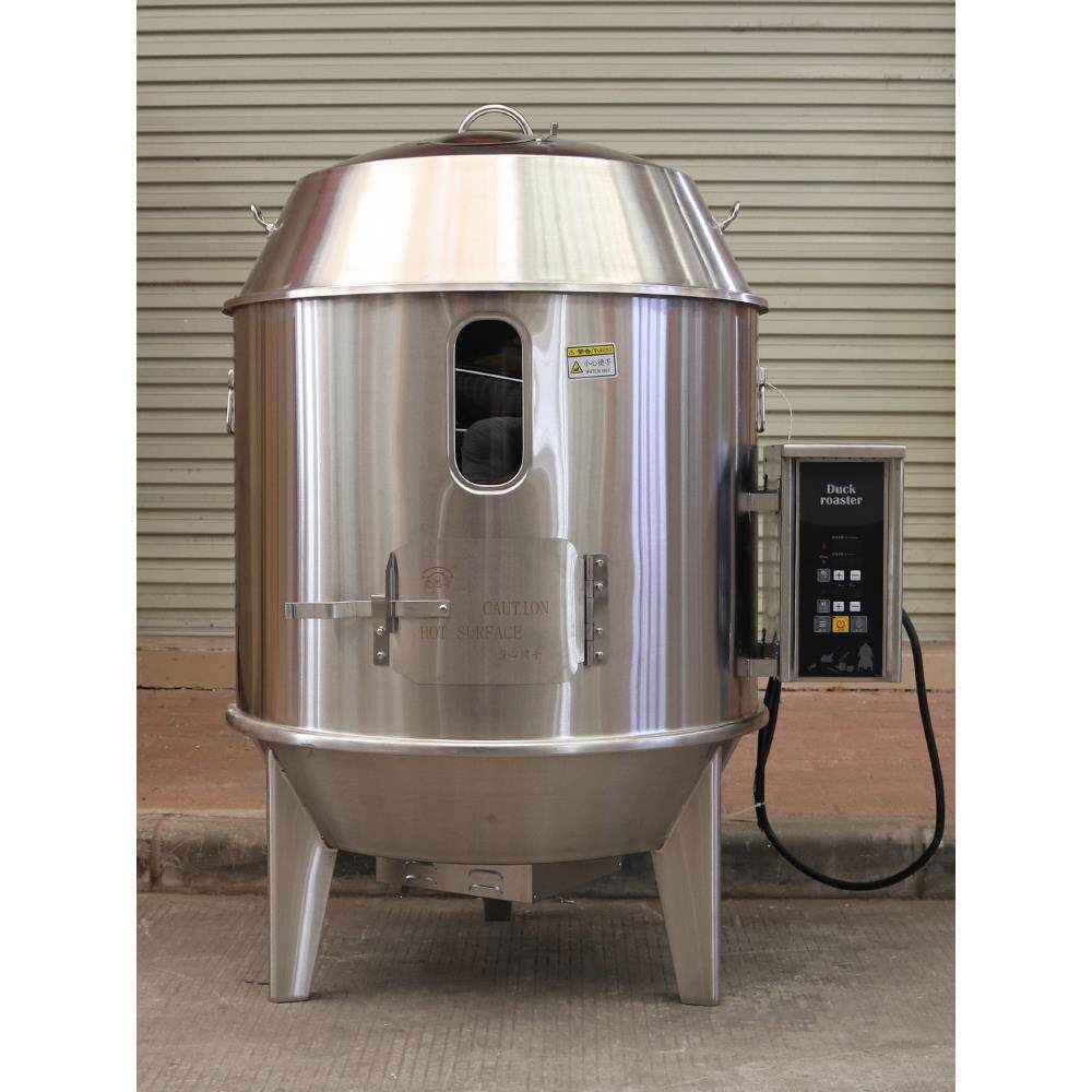 90型商用全自动电烤鸭炉电热烧腊炉380v9KW烤肉烤鹅叉烧羊腿吊炉