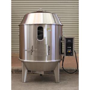 90型商用全自动电烤鸭炉电热烧腊炉380v9KW烤肉烤鹅叉烧羊腿吊炉