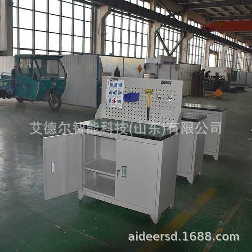 滕州艾德尔 车间加厚铁皮工具柜 挂板机床工具箱 底部配八字脚