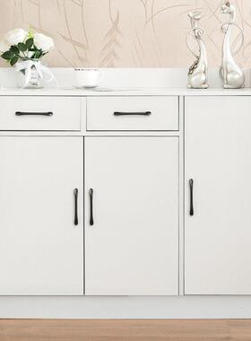 靠餐FET边柜客厅收纳柜墙柜家边柜碗子柜用多功能储物柜阳台收纳