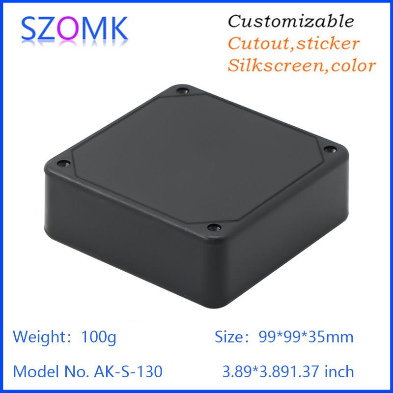 ABS仪表仪器接线塑料外壳电源控制器盒子加工定制开孔 S129-S130