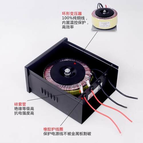 深圳变压器厂家AC12V/AC24VIP68环形泳池水下灯防水防水防潮电源