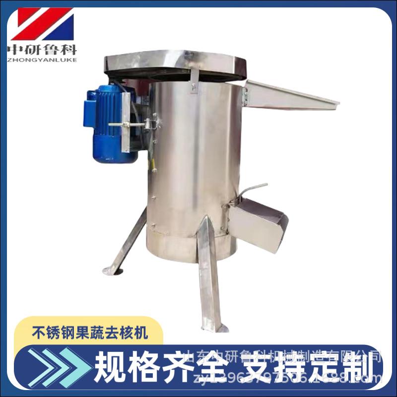 电动多能果去核机 巴旦木桃剥皮机 工业功甜EOW水桃黑枣快速核脱