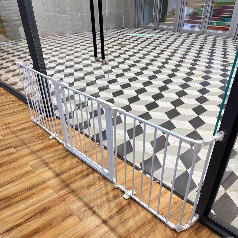 宠物店隔离门栏阳台狗围栏 L型U型折叠栏杆 楼梯口儿童安全门护栏