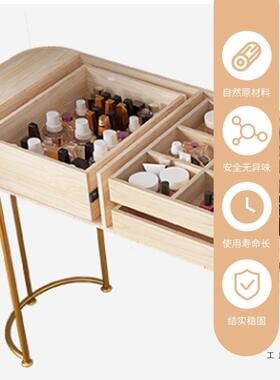 全实约木板轻奢梳台卧室现代简58418收岩纳新款小户型妆化妆桌