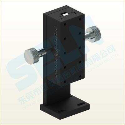 供应Z轴LWZ4090-W双手轮调节燕尾槽手动平台齿轮齿条驱动位移滑台