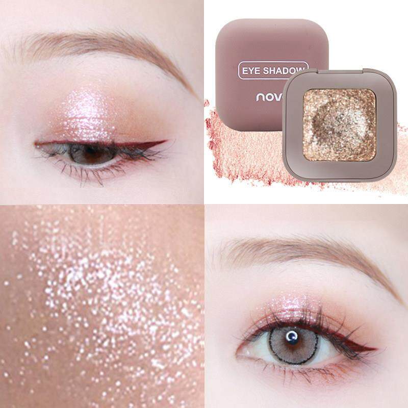 推荐土豆泥粉色幻彩琉璃单色眼影亮晶晶珠女光闪粉细闪爆闪