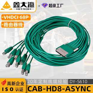 CAB ASYNC路由器线VHDCI68CAB KIT WAN接口卡scsi线68 HD8