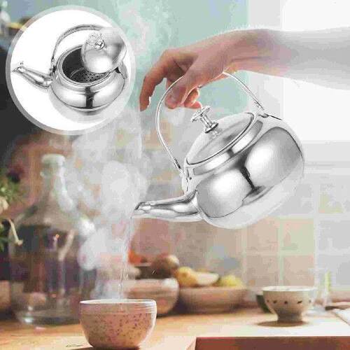 Pot Tea Kettle for Kitchen Metal Teapot Kettles Induction
