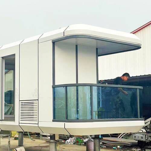 房乡村度假屋 低成本模块化集装建筑 箱q2022101简约风太车空舱移