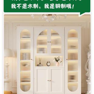 柜子玻璃门防示尘书架收纳柜铁艺置物柜客厅储物GKE书柜家用展柜