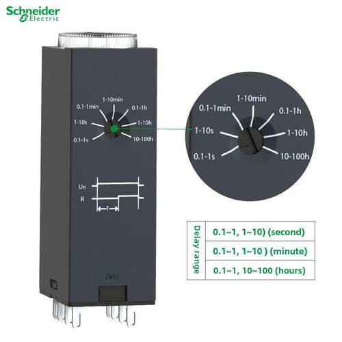 施耐德时间继电器Rexl2Tmbd Rexl4Tmp7电源延迟8英尺14英尺220V D