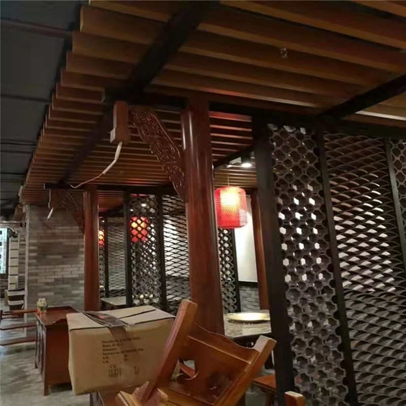 建筑墙体装饰铝方管幕墙天花吊顶隔断立柱木纹铝方通厂家定制直销