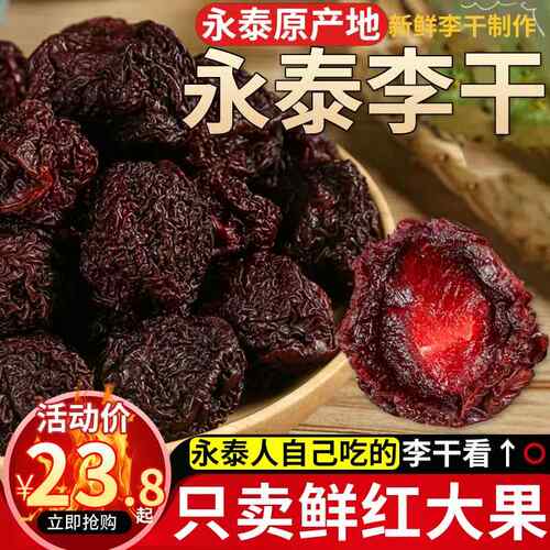 李乡永泰李干李奈福建特产芙蓉李原味酸甜李子干蜜饯休闲 零食500