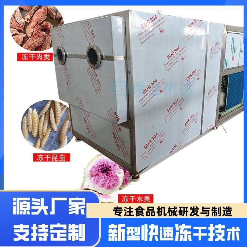 酵母菌真空冷冻干燥机莲花低温冻干设备平方小型真空冻干机