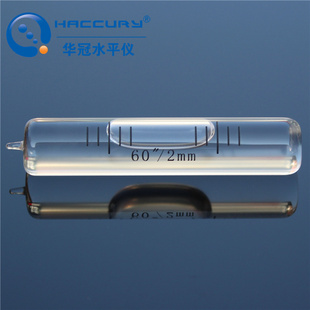 高硼硅玻璃水准泡高精度60秒水平泡无色透明黑线水泡直径11mm0.3