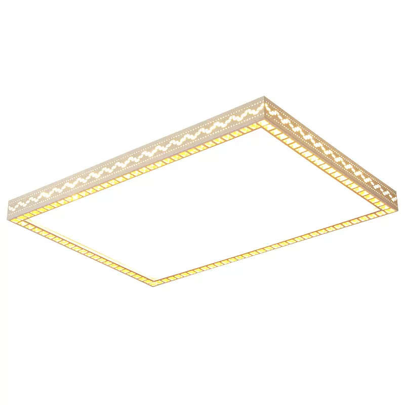 日式护眼吸顶灯卧室侘寂风超薄胡桃木色房间阳台过道书房云朵灯