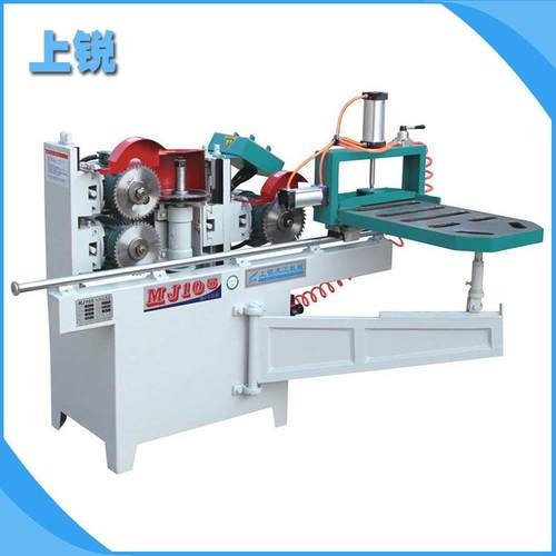 单轨气动精密五碟单轨手动梳齿木工木门锯片出榫机开榫头机