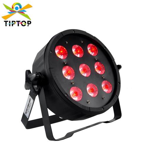 跨境直供舞台背景灯 9颗6W六合1混色LED添鑫灯珠 双通道塑料帕灯