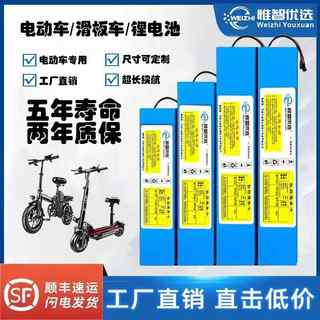 电动车锂电池36V48折叠代驾车48v20ah希洛普小海豚滑板车内置电瓶