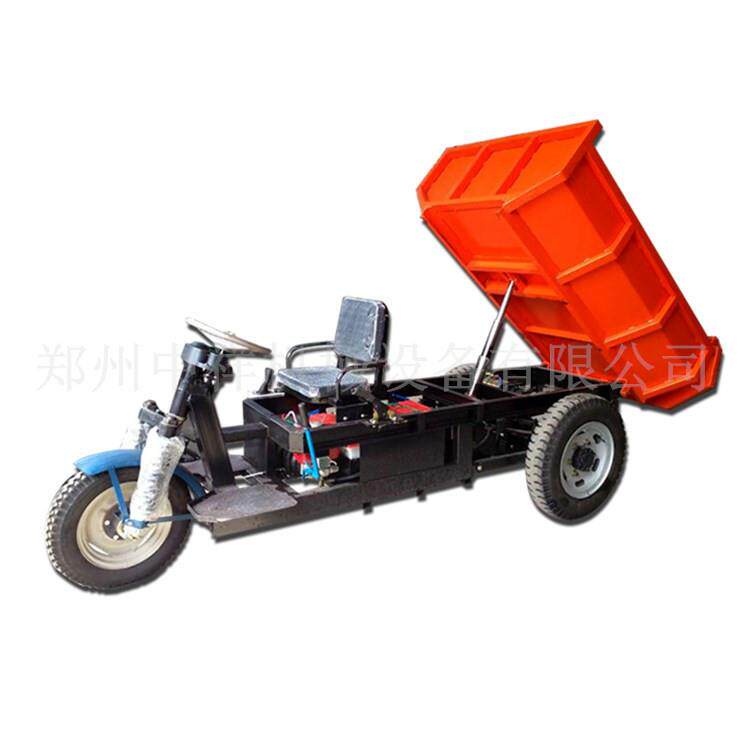 载货电动三轮车 运输工地平板车 电动三轮拉货自卸电瓶车