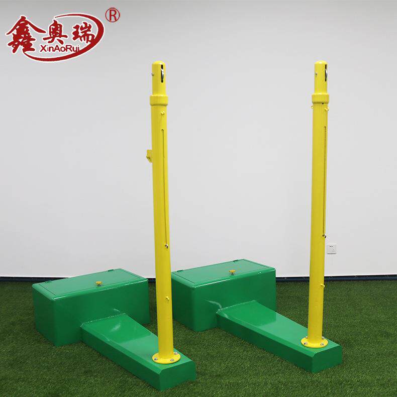 厂家球柱网排羽毛球多用柱便携式空箱比赛球架配重箱体排球柱