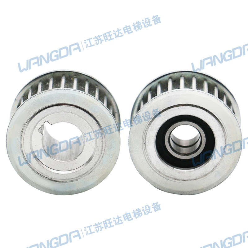 易生门机主动轮从动轮轴承6001 26齿*23mm*46mm 电梯配件全新现货