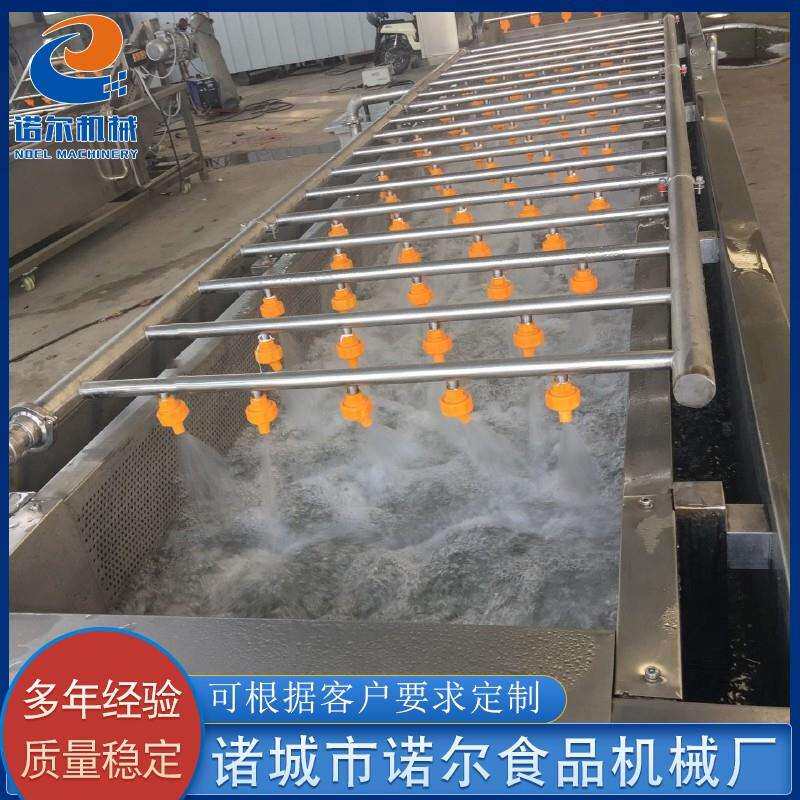 供应果蔬清洗机 全自动豆芽清洗机设备 不锈钢喷淋式净菜流水线