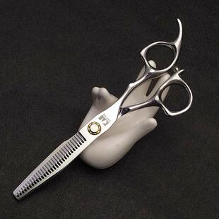 火工匠天王星美发造型师专业理发剪刀削薄鱼骨剪刀无缝牙剪刀理发