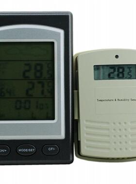 ZW1268无线数显温湿度计天气预报钟气象站