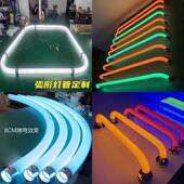 led灯36彩0度发光幻墙壁管装 亚克力圆创意长条形圆弧形壁壁HXCTBD