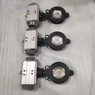 气动硬密封蝶阀气对动高性能 1能6C 气动高性勇一阀门蝶阀 D672F