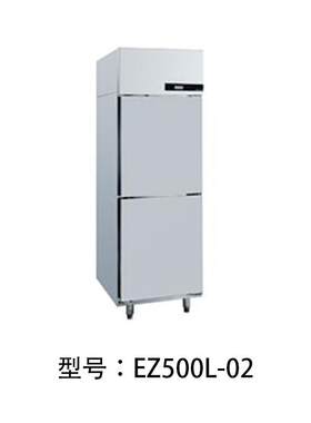 Foster E直冷立柜EZ500L-02 留样立式冷柜 商用304不锈钢双门柜