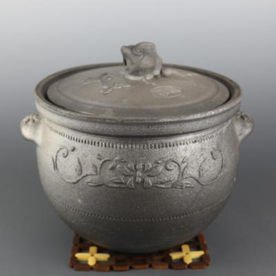 正品荥黑砂锅 陶煲瓷 煲汤粥 大炖锅 明火土经陶锅 砂罐 石煲锅小