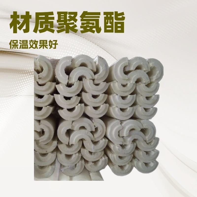鑫铭园防火阻燃聚氨酯管壳 LNG保冷管托 保冷垫块 聚氨酯弧度板