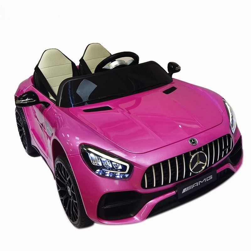 高档儿童电动车奔车驰车四轮遥控车双人座四驱女宝汽宝玩具男孩可