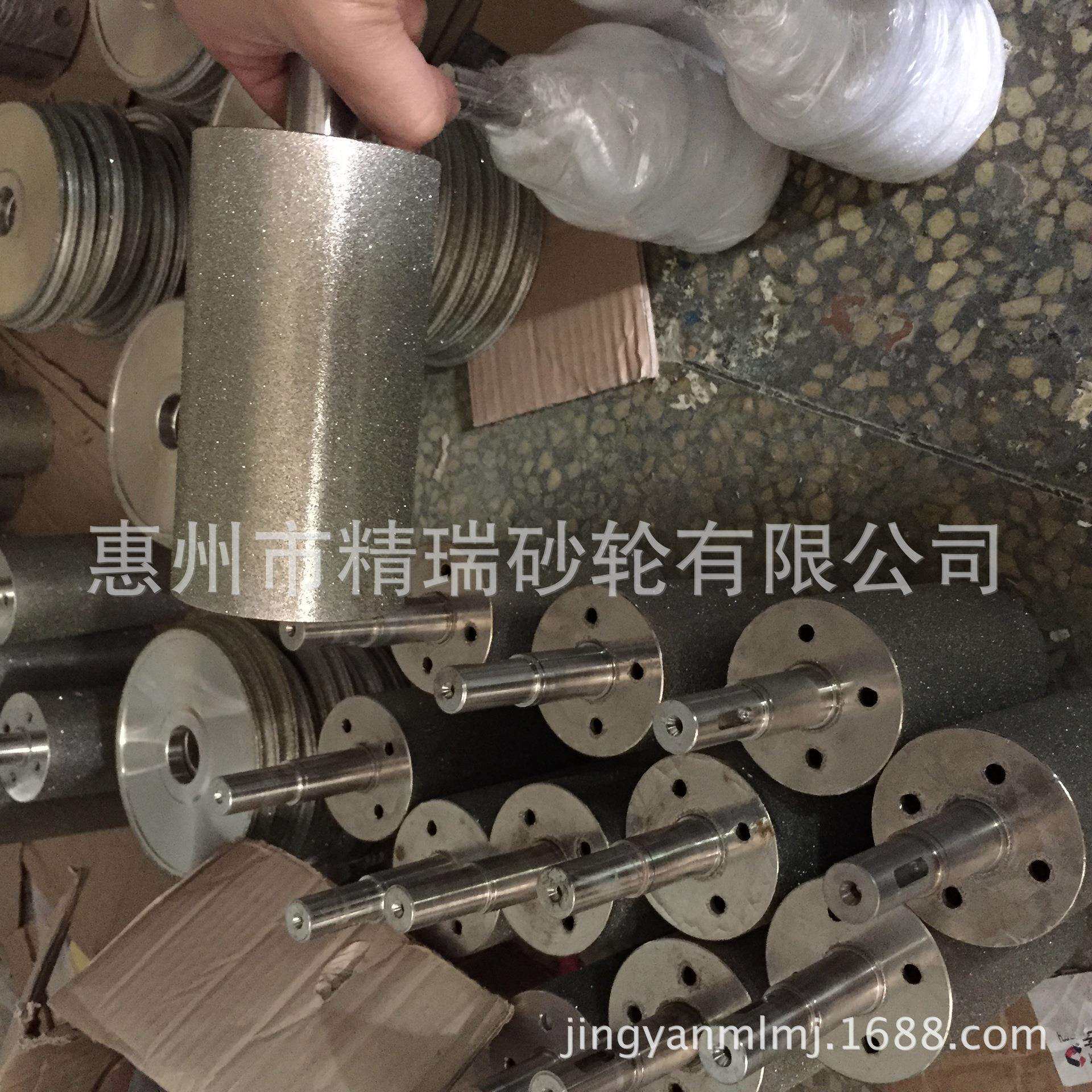 标签机过纸起摩擦专用砂轮,压硬楞纸电镀不锈钢磨棒配套砂轮