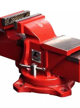 卡夫威尔钳5寸工业级重型台钳多功能平口钳虎DPK钳桌虎钳台PC4030