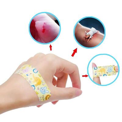 Cute Cartoon Children Band Aid Waterproof Breathable Adhesiv