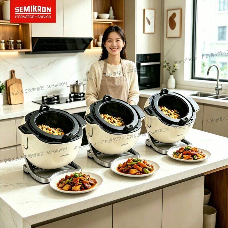 赛米控智能自动炒菜机烹饪机低油烟炒饭机炖汤锅200-0全自动