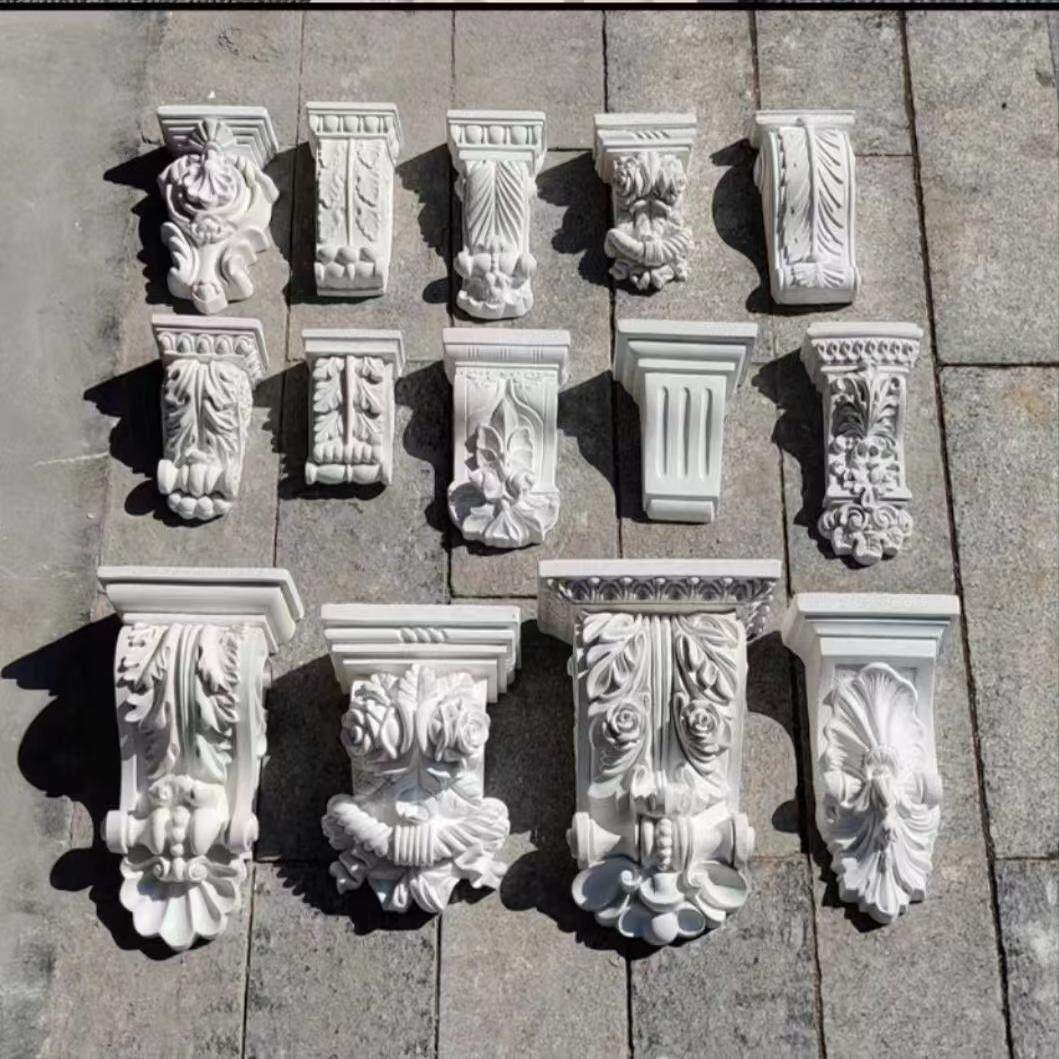 法式grg石膏线 线梁托 托欧式梁托 托拱形门洞装饰房梁罗马柱头泡