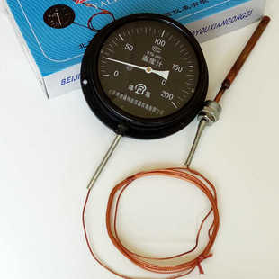 120℃工业 WTZ 温度计0 远传式 指针锅炉温度计5米线 280压力式