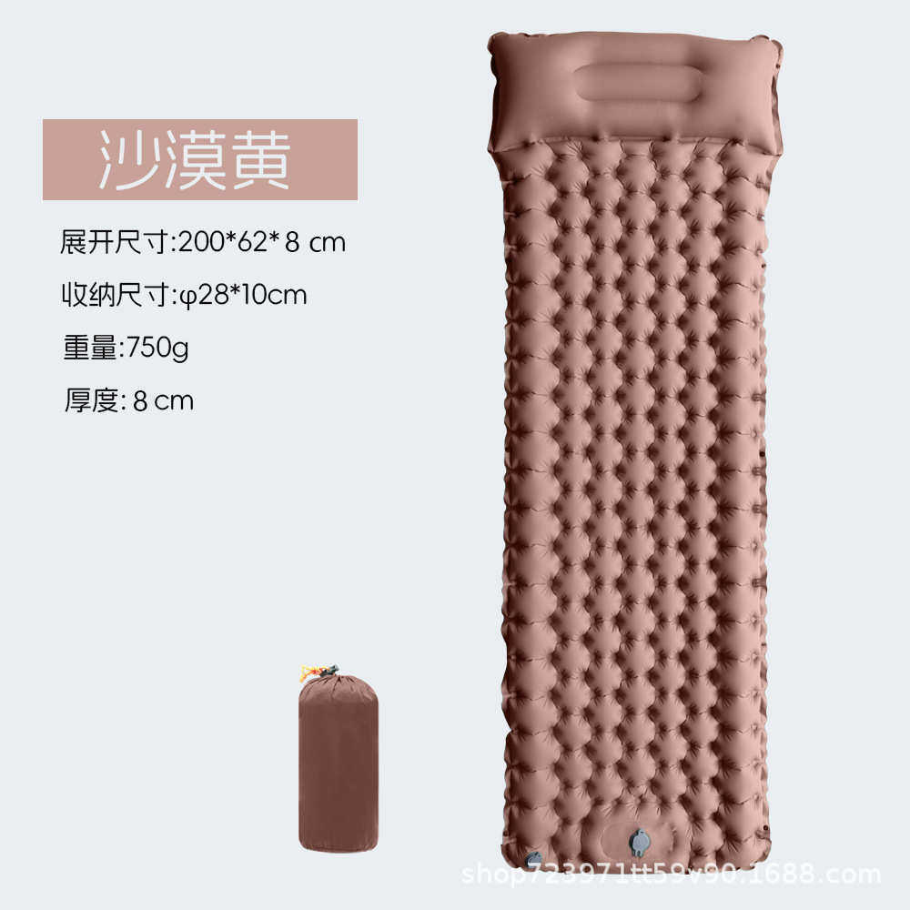 轻便充气充午休加宽垫充气露营床防潮垫气垫垫单人户外单人睡