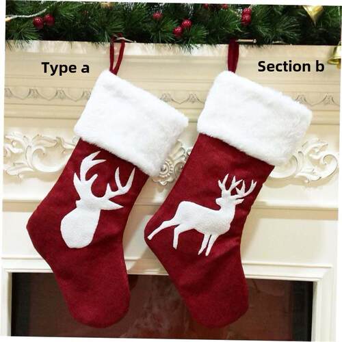 Christmas decoration treestocking gift bag pendant 圣诞袜